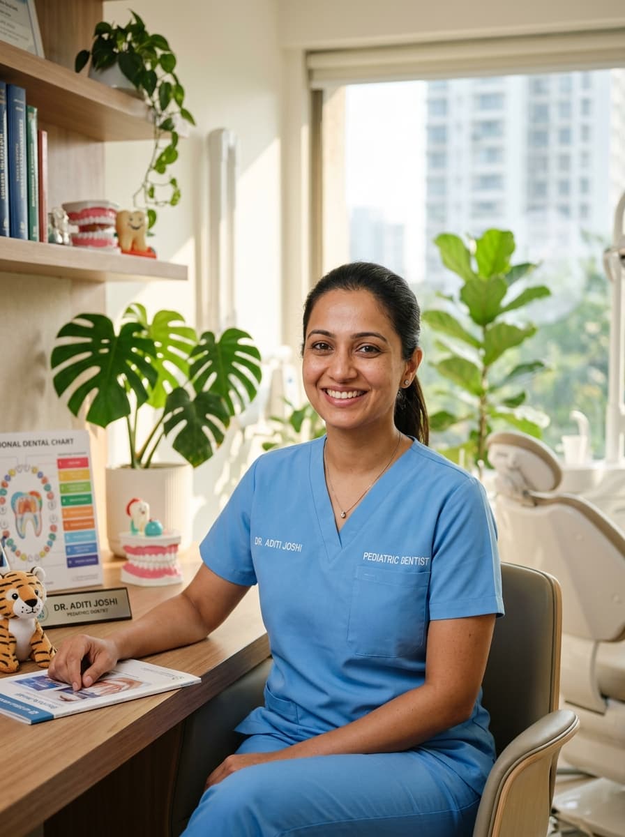 Dr. Aditi Joshi — Pediatric & Preventive Dentist at ATELIER ORALIS
